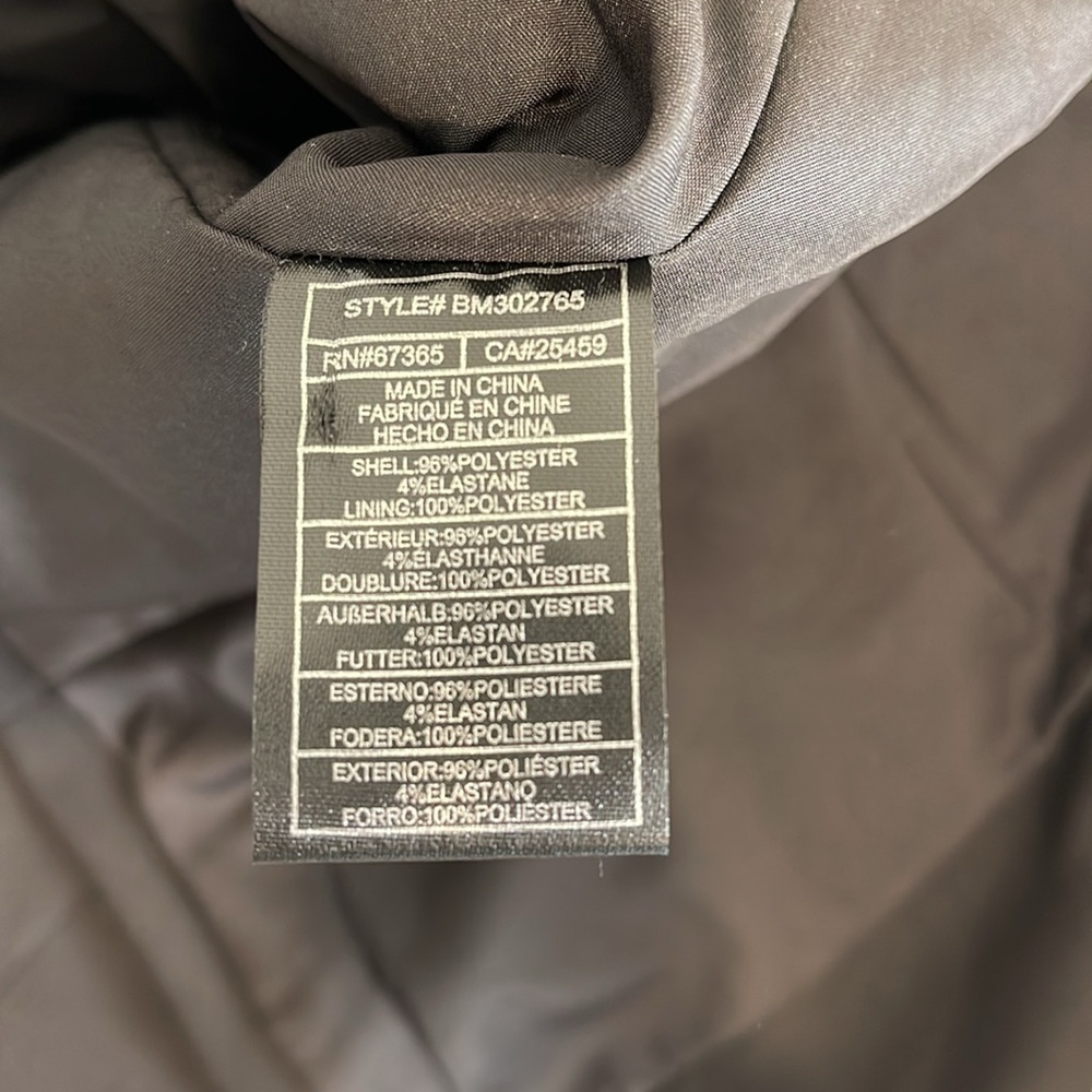 Steve MaddenWomen's Black Double-Breasted Blazer Size Large - Picture 6 of 6
